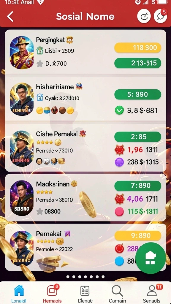 9et - Tampilan utamanya yang menakjubkan dan penuh warna.
