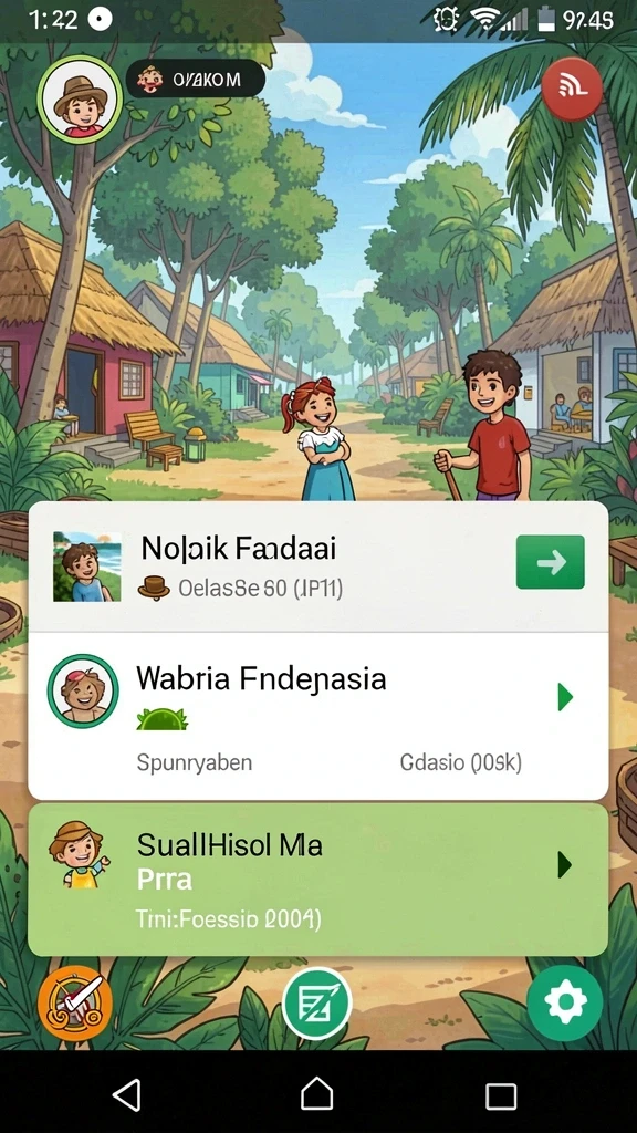 cemara77 - Screenshot 1: Menampilkan karakter utama dalam aksi.