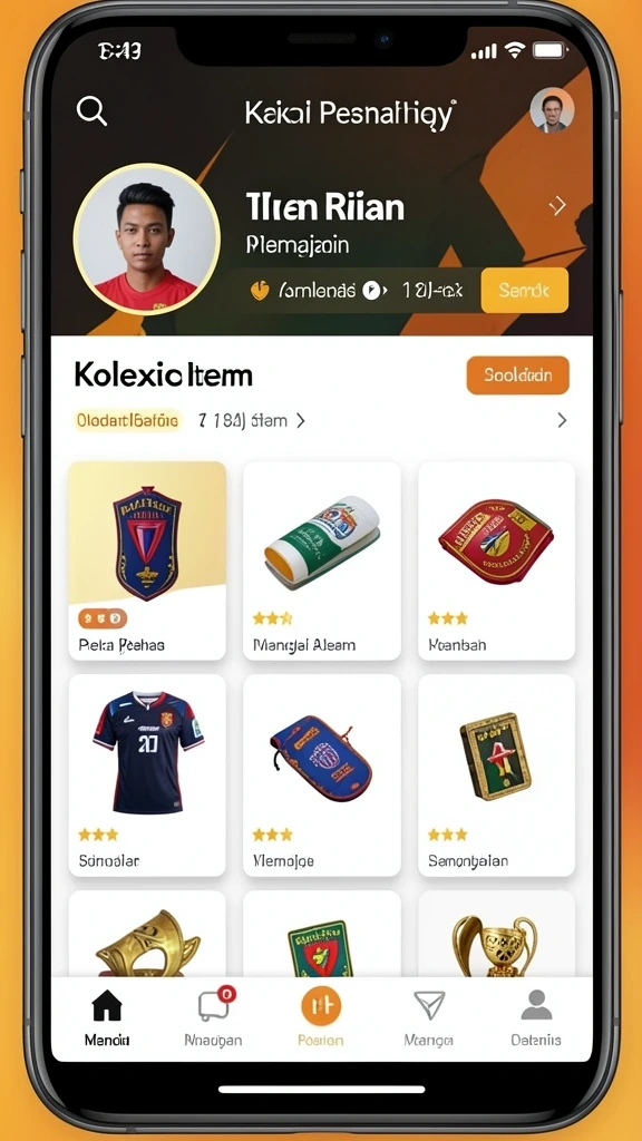 halimtoto - Leaderboard yang menampilkan peringkat pemain secara real-time.