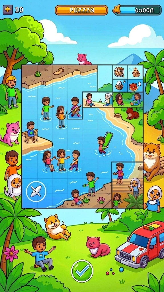maktoto - Screenshot karakter-karakter unik dalam MAKTOTO.