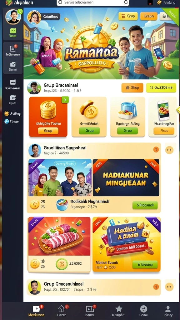 planet77 - Sistem peningkatan karakter yang menarik.