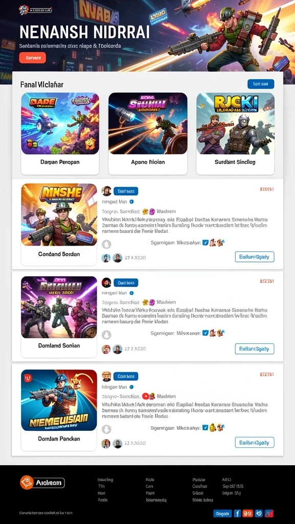 yy123 - Screenshot memperlihatkan mode multiplayer dengan pemain lain.